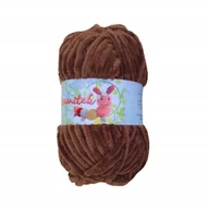 Pasmanteria - Włóczka Aksamitek Opus kolor BRĄZOWY 05 - miniaturka - grafika 1