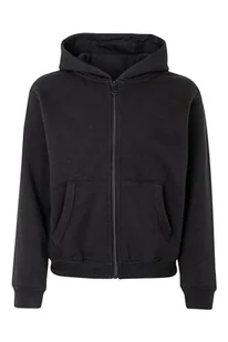 Mukua Byron Kids Bluza dziecięca z zamkiem błyskawicznym i kapturem, kolor czarny, rozmiar 3/4 - Bluzy dla dziewczynek - miniaturka - grafika 1