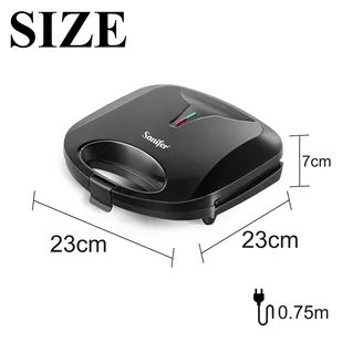 Sonifer SF6139 750W Electric Walnut Cake Waffle Maker, 12 Holes Nuts Plate, Non-stick Cooking Biscuits Making Machine - Urządzenia do czekolady i słodyczy - miniaturka - grafika 7