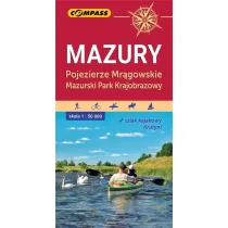 Mapa tur. - Mazury. Pojezierze Mrągowskie 1:50 000 - Przewodniki - miniaturka - grafika 1