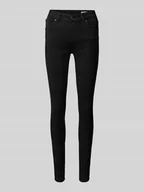 Spodnie damskie - Jeansy o kroju skinny fit z 5 kieszeniami model ‘LUX’ - miniaturka - grafika 1