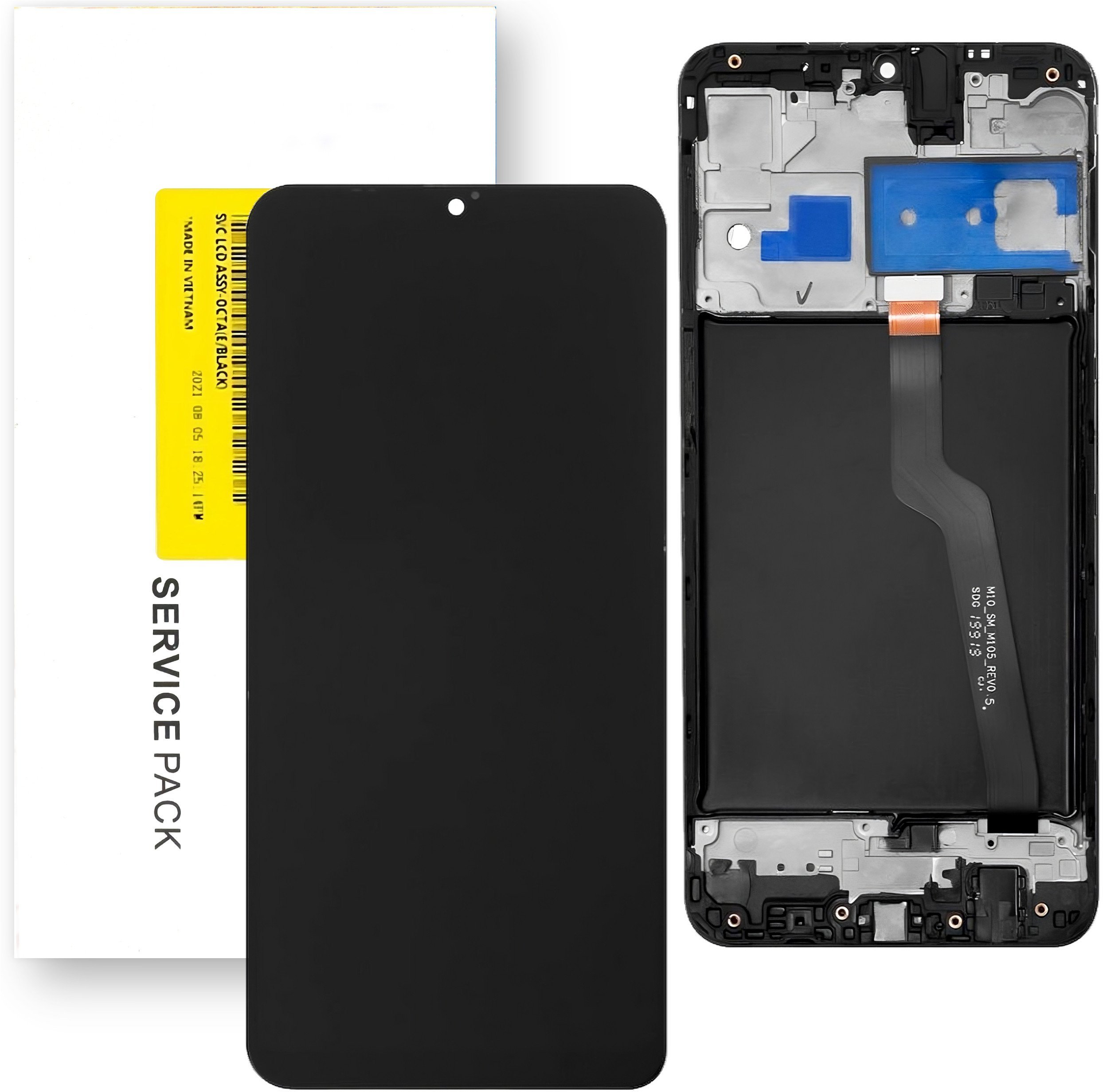 Wyświetlacz do Samsung Galaxy M10 LCD SM-M105F Ramka Oryginał Mobilepart