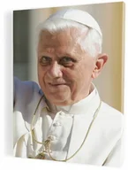 Ikony i obrazy sakralne - Papież Benedykt XVI, obraz na płótnie canvas - miniaturka - grafika 1