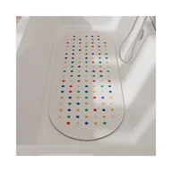 Maty antypoślizgowe - Mata antypoślizgowa do wanny i prysznica, 40×100 cm, antypoślizgowa, ochrona dla dzieci, biała - miniaturka - grafika 1