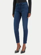 Spodnie damskie - Guess Jeansy W6RAB4 D5QQ0 Granatowy - miniaturka - grafika 1