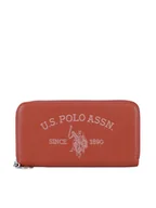 Portfele - U.S. Polo Assn. Duży Portfel Damski WIUXT8413WVP Pomarańczowy - miniaturka - grafika 1