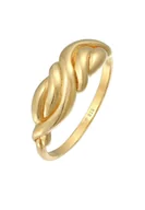 Pierścionki - Elli Damski pierścionek węzełek, skręcony, Boho Style Trend Blogger w srebrze 925 Sterling Silver Pierścionki 1 ct - miniaturka - grafika 1