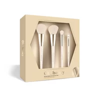 Pędzle do makijażu - Inter Vion Oh Honey Makeup Brush zestaw pędzli do makijażu 4szt. - miniaturka - grafika 1