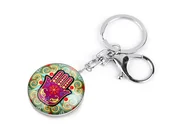 Breloki - Brelok Hamsa Ręka Fatimy Mandala - miniaturka - grafika 1