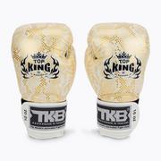 Rękawice bokserskie - Rękawice bokserskie Top King Muay Thai Super Star „Air” białe TKBGSS  14 oz - miniaturka - grafika 1