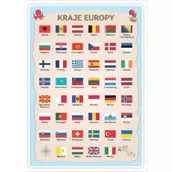 Pomoce naukowe - Plakat edukacyjny - Kraje Europy A3 - miniaturka - grafika 1