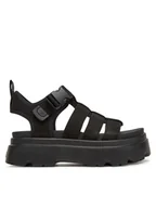 Sandały damskie - Ugg Sandały W Cora 1152698 Czarny - miniaturka - grafika 1