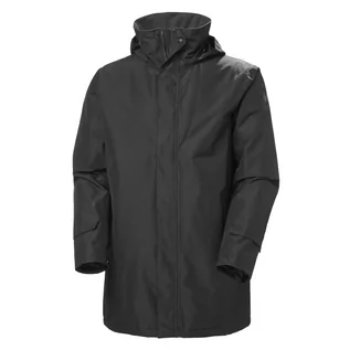 Kurtki męskie - Męska kurtka przeciwdeszczowa Helly Hansen Dubliner Insulated Long Jacket black - S - grafika 1