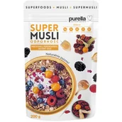 Płatki śniadaniowe i musli - Purella Super musli - Odporność Purella Superfoods, 200g - miniaturka - grafika 1