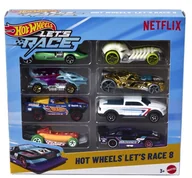 Samochody i pojazdy dla dzieci - Hot Wheels Let's Race Zestaw 8 pojazdów - miniaturka - grafika 1