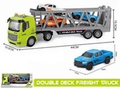 Samochody i pojazdy dla dzieci - Laweta ze światłem i dźwiękiem z 3 autami - Madej - miniaturka - grafika 1