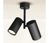 Lampy sufitowe - Brilagi - Oświetlenie punktowe SELE VERTICAL 2xGU10/30W/230V czarny - miniaturka - grafika 1