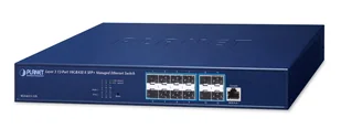 PLANET XGS-6311-12X łącza sieciowe Zarządzany L3 1U Niebieski - Pozostałe akcesoria sieciowe - miniaturka - grafika 1