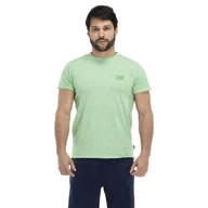Koszulki sportowe męskie - T-shirt męski z efektem sprania plaży - miniaturka - grafika 1