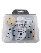 Inne akcesoria do pielęgnacji dzieci - Medica zestaw pielęgnacyjny My star biały Minene - miniaturka - grafika 1