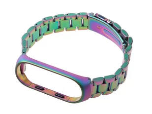 Bransoletka pasek Xiaomi Mi Band 3/ Xiaomi Mi Band 4 - rainbow - Akcesoria do smartwatchy - miniaturka - grafika 1