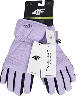 4f Rękawice narciarkie damskie 4F FNK F106 jasny fiolet 4FWAW23AFGLF106 52S XL - Rękawice narciarskie - miniaturka - grafika 1