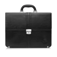 Teczki i aktówki - Aktówka męska skórzana do ręki i na ramię Paolo Peruzzi S-41-BL - miniaturka - grafika 1