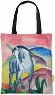 Torby i wózki na zakupy - Torba na ramię Niebieski koń I Franz Marc - miniaturka - grafika 1