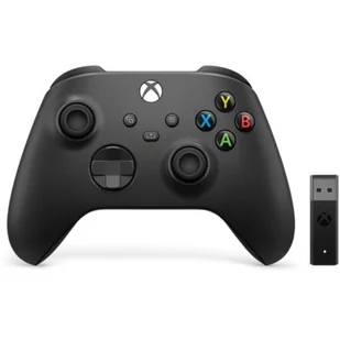 Microsoft Xbox Series Controller Black + Adapter PC (1VA-00002) - Kontrolery do Xbox - miniaturka - grafika 1