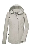 Kurtki damskie - G.I.G.A. DX Damska kurtka/kurtka przejściowa z kapturem GS 17 WMN JCKT GOTS, kamień, 44, 42661-000 - miniaturka - grafika 1