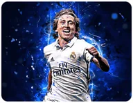 Podkładki pod mysz - PODKŁADKA POD MYSZKĘ LUKA MODRIC Z IMIENIEM 23x19CM DO LAPTOPA - miniaturka - grafika 1