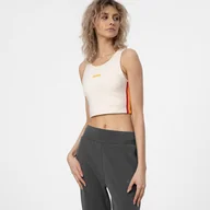 Koszulki sportowe damskie - Top treningowy GUESS BRITTANY CN ACTIVE T - miniaturka - grafika 1