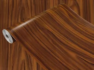 Meble modułowe i akcesoria - Okleina Samoprzylepna Meblowa Orzech Złoty Na Meble Drzwi Szafę 90x740 - miniaturka - grafika 1