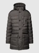 Kurtki męskie - Kurtka pikowana z kapturem i kieszeniami z patka - miniaturka - grafika 1