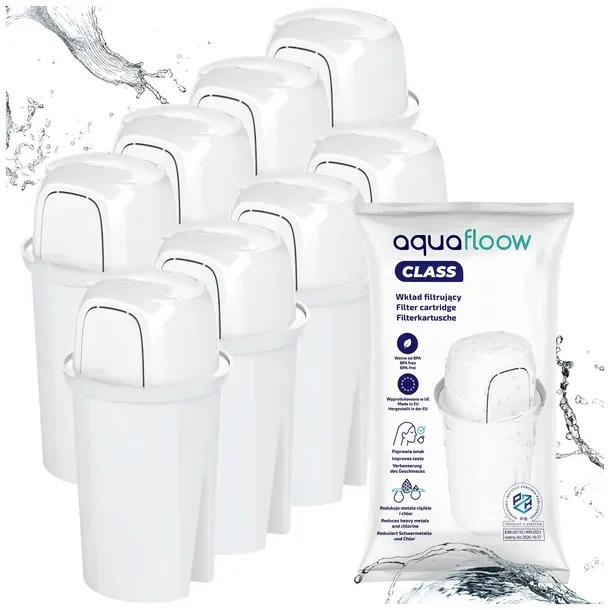 Filtr do wody Aquafloow do dzbanek filtrujący Aquaphor Dafi zamiennik 8 szt