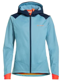 Kurtki damskie - Rowerowa kurtka damska Wo Qimsa Softshell Jacket dolphin - grafika 1