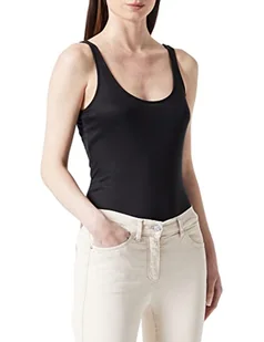 s.Oliver BLACK LABEL Damski top, szary/czarny, 38 (DE), szary/czarny, 38 - Koszulki i topy damskie - miniaturka - grafika 1