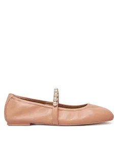 Stuart Weitzman Baleriny Goldie Ballet SF896 Beżowy - Baleriny - miniaturka - grafika 1