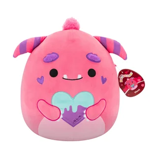SQVA - Medium Plush (12" Squishmallows) (Mont - Pink Monster Holding Purple and Teal Monster Heart) - Maskotki i pluszaki - miniaturka - grafika 1