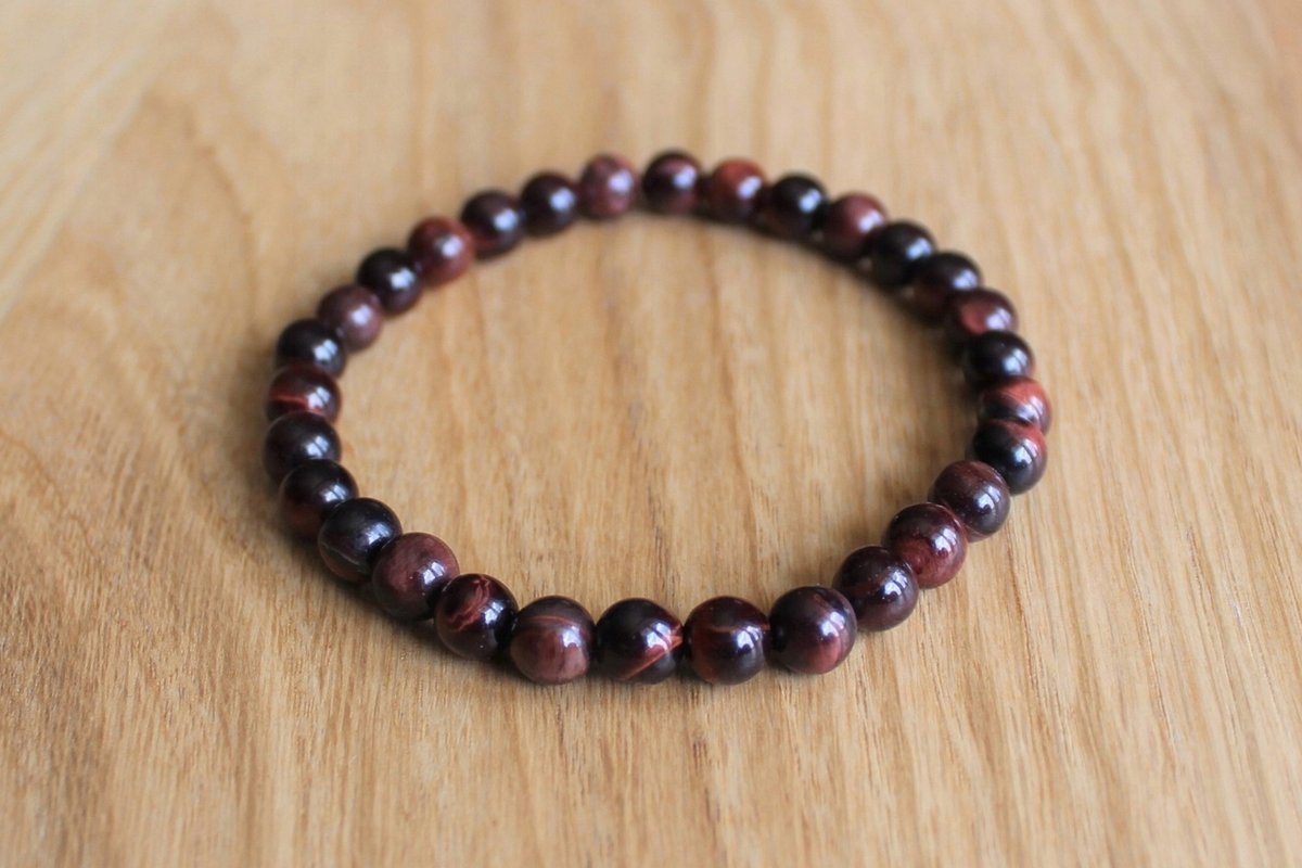 Bransoletka BAWOLE OKO kule 6,0mm gumka agalag