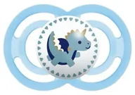 Smoczki uspokajające - Smoczka dla dzieci Mam Baby Perfect Soother 16+ Silicone Blue 1 szt - miniaturka - grafika 1