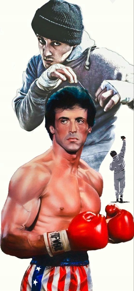 PODKŁADKA POD MYSZ Nadruk 22x18 cm Rocky Balboa Sylvester Stallone Prezent