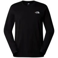 Koszulki sportowe męskie - Koszulka męska The North Face M L/S Simple Dome Tee Rozmiar: L / Kolor: czarny - miniaturka - grafika 1