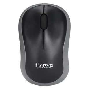 Marvo Mysz DWM100GY czarno-szara DWM100GY - Myszki - miniaturka - grafika 1