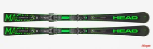 Narty Head SUPERSHAPE E-MAGNUM SW SF-PR black/neon green + PROTECTOR PR 13 GW black 2023/2024 - Narty - miniaturka - grafika 1