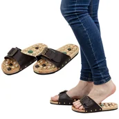 Akcesoria medycyny naturalnej - inSPORTline Kapcie masujące inSPORTline Klabaka z magnesami, 41 16907-41 - miniaturka - grafika 1