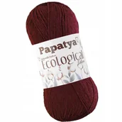 Pasmanteria - Włóczka PAPATYA Ecological Bawełniana BAWEŁNA 100% 100g / 300m BORDO 501 - miniaturka - grafika 1