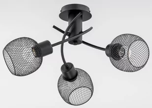Alfa Lampa wisząca Watsa czarna 3 x 60W E27 - Lampy sufitowe - miniaturka - grafika 1