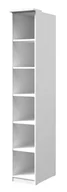 Inne meble do salonu - Regał Optima 15 35X217 Biały Połysk - miniaturka - grafika 1