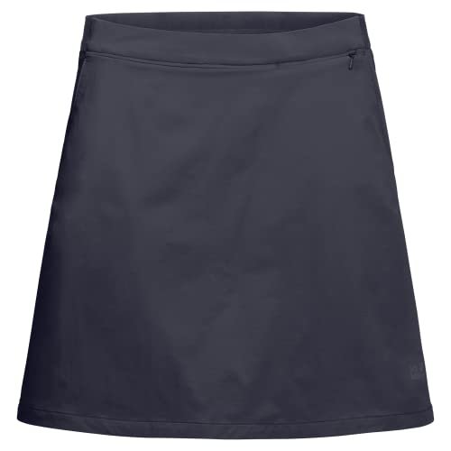 Jack Wolfskin Damski Hilltop Trail W Skort, Grafitowy, Standardowy